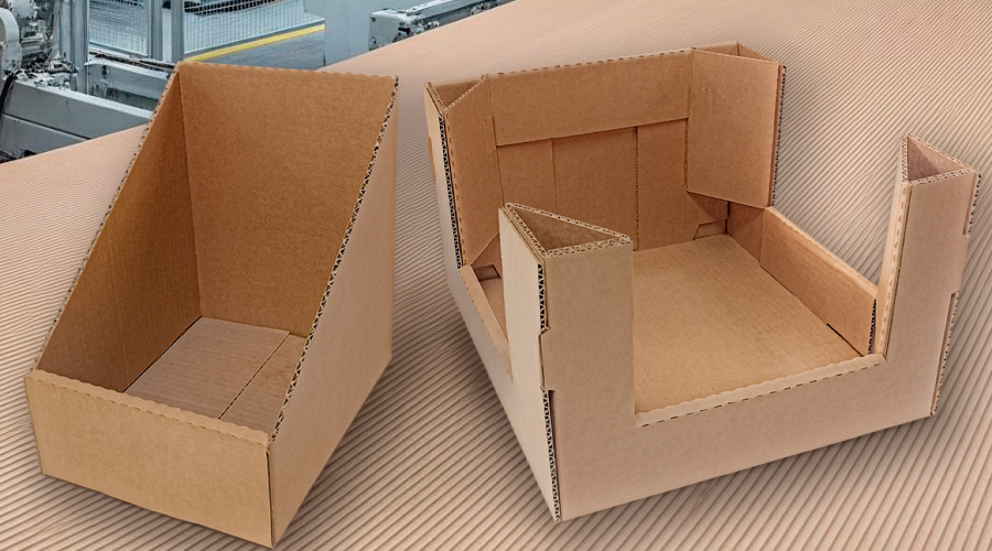 Cajas troqueladas de cartón corrugado personalizadas